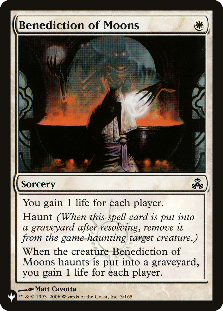 Benediction of Moons (LIST-GPT-3) - The List