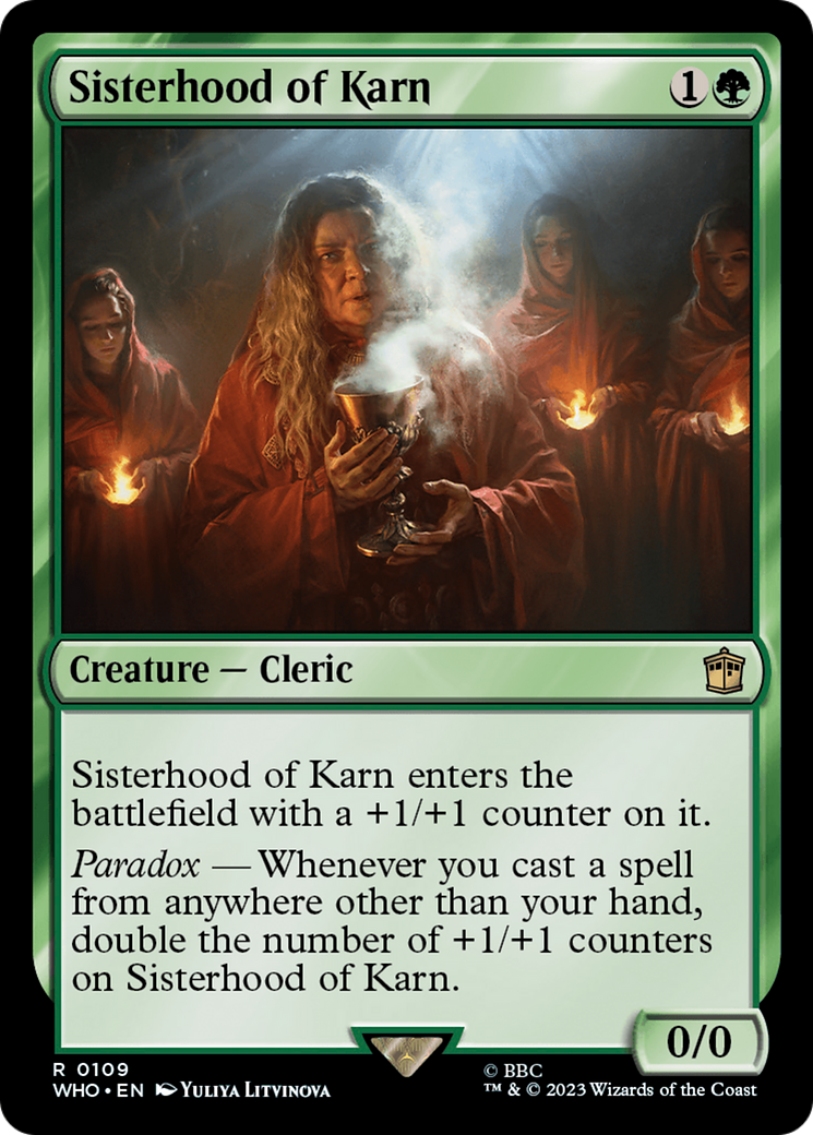 Sisterhood of Karn (WHO-109) - Doctor Who Foil