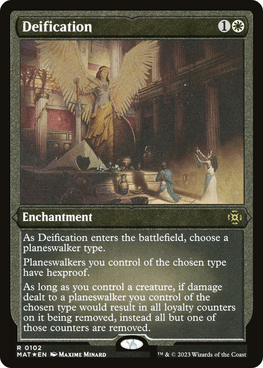 Deification (MAT-102) - March of the Machine: The Aftermath Etched Foil