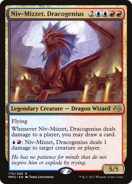 Niv-Mizzet, Dracogenius (MM3-175) - Modern Masters 2017 Foil