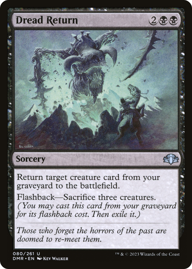 Dread Return (DMR-080) - Dominaria Remastered Foil