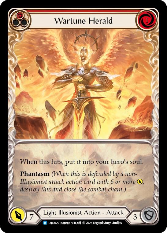 Wartune Herald (Red) / Rare / DTD