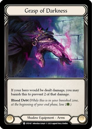 Grasp of Darkness (DTD167) - Dusk till Dawn Cold Foil