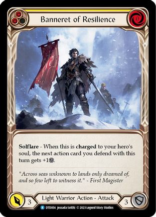 Banneret of Resilience (DTD054) - Dusk till Dawn Rainbow Foil