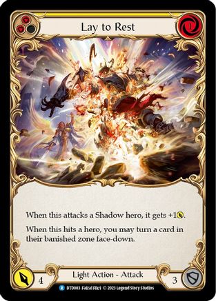 Lay to Rest (Yellow) (DTD083) - Dusk till Dawn