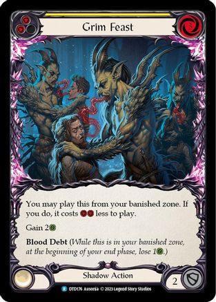 Grim Feast (Yellow) (DTD176) - Dusk till Dawn