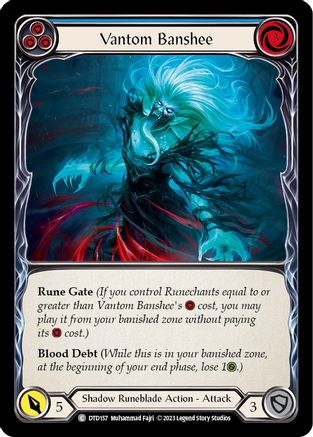 Vantom Banshee (Blue) (DTD157) - Dusk till Dawn Rainbow Foil