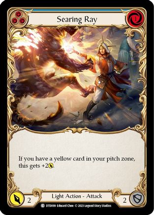 Searing Ray (Blue) (DTD099) - Dusk till Dawn Rainbow Foil