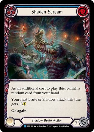 Shaden Scream (Blue) (DTD120) - Dusk till Dawn Rainbow Foil