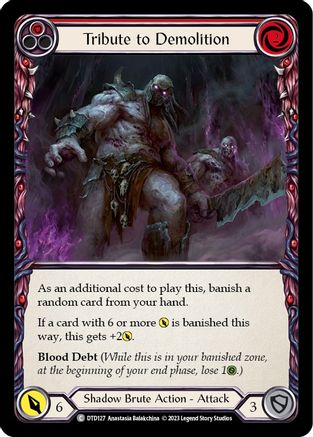 Tribute to Demolition (Red) (DTD127) - Dusk till Dawn Rainbow Foil