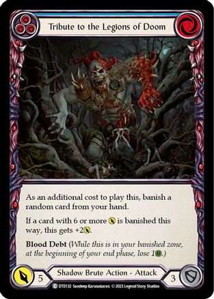 Tribute to the Legions of Doom (Blue) (DTD132) - Dusk till Dawn