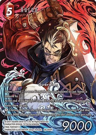 Auron (Full Art) (20-002H) - Dawn of Heroes Foil