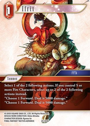 Ifrit (20-003H) - Dawn of Heroes Foil