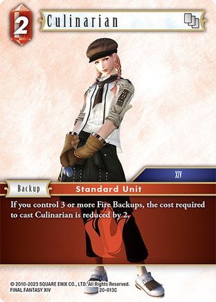 Culinarian (20-013C) - Dawn of Heroes Foil