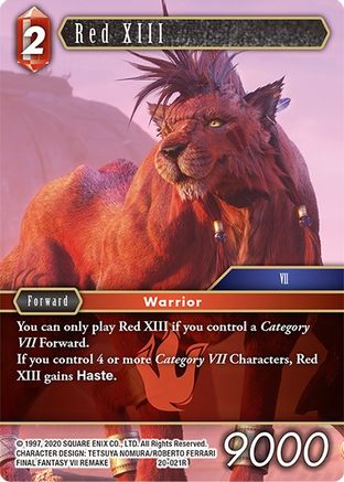 Red XIII (20-021R) - Dawn of Heroes