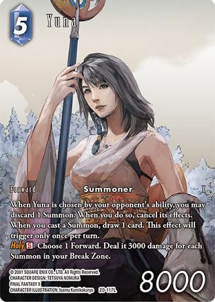 Yuna (Full Art) (20-117L) - Dawn of Heroes Foil