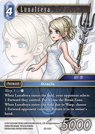 Lunafreya (20-121C) - Dawn of Heroes Foil