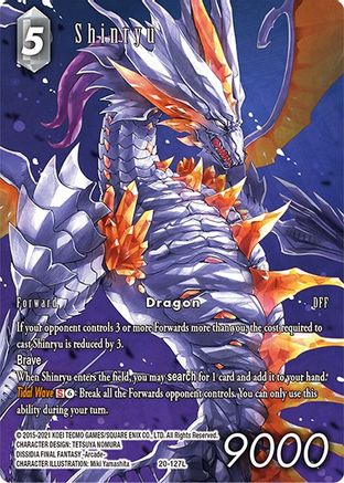 Shinryu (Full Art) (20-127L) - Dawn of Heroes Foil