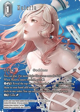 Materia (Full Art) (20-128H) - Dawn of Heroes Foil