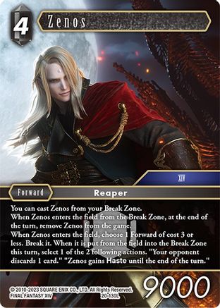 Zenos (20-130L) - Dawn of Heroes