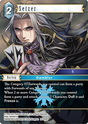 Setzer (20-030R) - Dawn of Heroes Foil