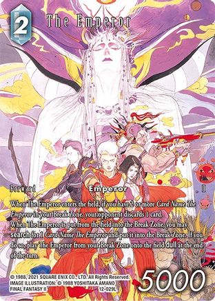 The Emperor (Full Art Reprint) (12-029L) - Dawn of Heroes Foil