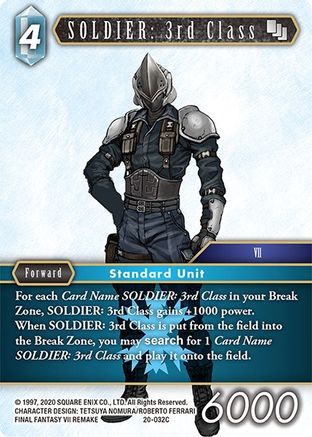 SOLDIER: 3rd Class (20-032C) - Dawn of Heroes