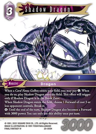 Shadow Dragon (20-093H) - Dawn of Heroes Foil