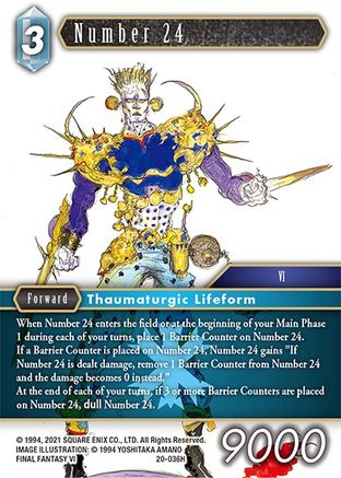 Number 24 (20-036H) - Dawn of Heroes Foil