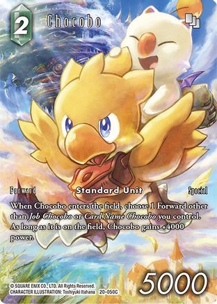 Chocobo (Full Art) (20-050C) - Dawn of Heroes Foil