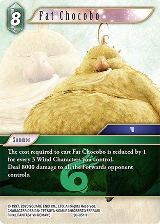 Fat Chocobo (20-051H) - Dawn of Heroes Foil