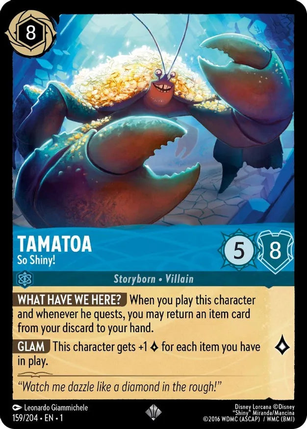Tamatoa - So Shiny! / Super Rare / LOR1
