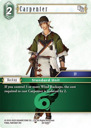 Carpenter (20-059C) - Dawn of Heroes Foil