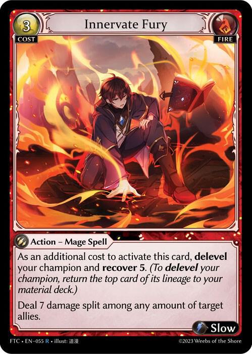 Innervate Fury / Rare / FTC