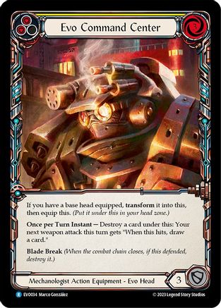 Evo Command Center (EVO034) - Bright Lights Cold Foil