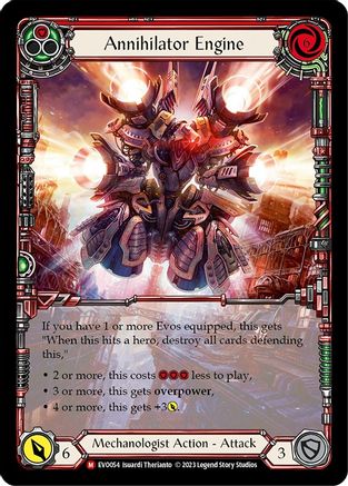 Annihilator Engine (Extended Art) (EVO054) - Bright Lights Rainbow Foil