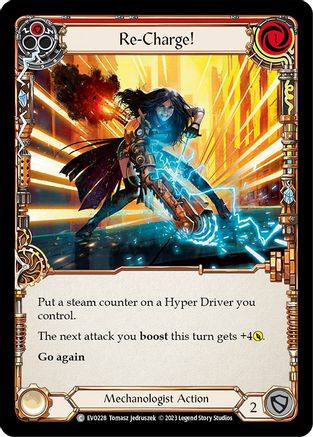 Re-Charge! (Red) (EVO228) - Bright Lights Rainbow Foil