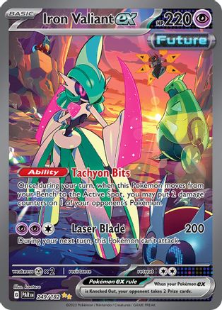 Iron Valiant ex 249/182 - Holofoil SV04 Paradox Rift - Special Illustration Rare