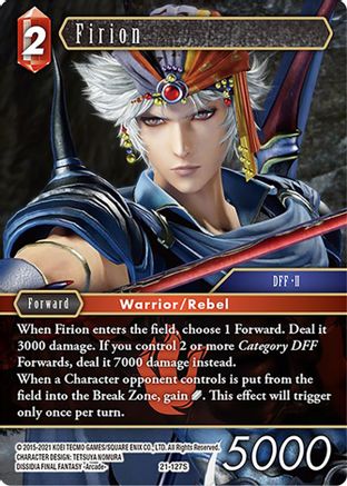 Firion (21-127S) - Beyond Destiny Foil