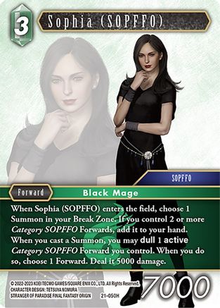 Sophia (SOPFFO) (21-050H) - Beyond Destiny