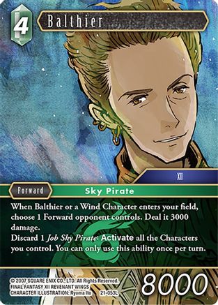 Balthier (21-053L) - Beyond Destiny Foil
