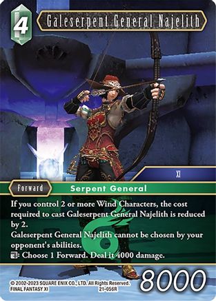 Galeserpent General Najelith (21-056R) - Beyond Destiny Foil