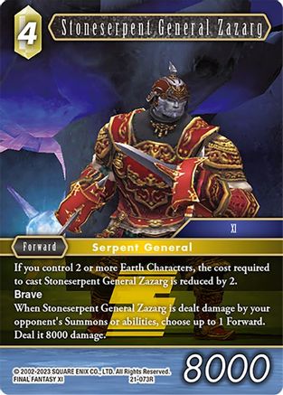 Stoneserpent General Zazarg (21-073R) - Beyond Destiny