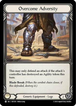 Overcome Adversity (HVY201) - Heavy Hitters Cold Foil