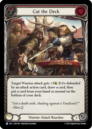 Cut the Deck (Red) (HVY106) - Heavy Hitters