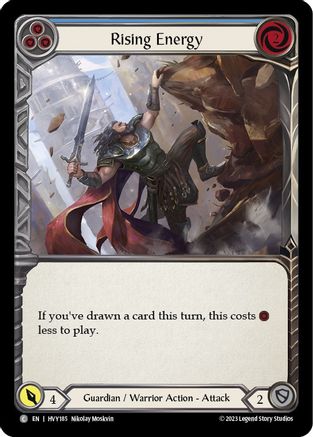 Rising Energy (Blue) (HVY185) - Heavy Hitters