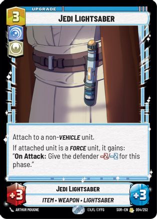 Jedi Lightsaber (054/252) - Spark of Rebellion