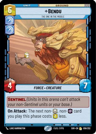 Bendu - The One in the Middle (056/252) - Spark of Rebellion Foil