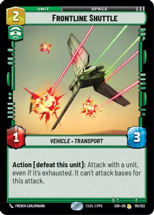 Frontline Shuttle / Rare / SOR (FOIL)
