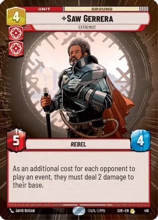 Saw Gerrera - Extremist (Hyperspace) / Rare / SOR